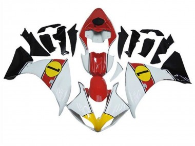 Mejores Carenados Moto Yamaha YZF 1000 R1 2012-2014 - Blanco Rojo Amarillo Negro