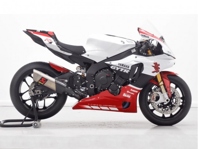 Mejores Carenado Moto Yamaha YZF 1000 R1 2015-2019 - Blanco Rojo Negro GYTR