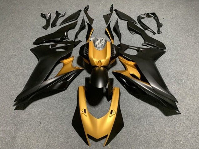 Mejores Carenados Moto Yamaha YZF 1000 R1 2015-2019 - Oro Negro Mate