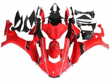 Mejores Carenados Moto Yamaha YZF 1000 R1 2015-2019 - Rojo Negro Blanco Raya