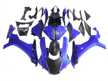 Mejores Carenados Moto Yamaha YZF 1000 R1 2015-2019 - Azul Negro Mate