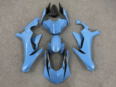 Mejores Carenados Moto Yamaha YZF 1000 R1 2015-2019 - Azul Claro Negro Brillante