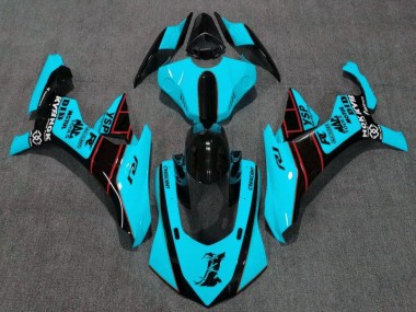 Mejores Carenados Moto Yamaha YZF 1000 R1 2015-2019 - Azul Negro Rojo