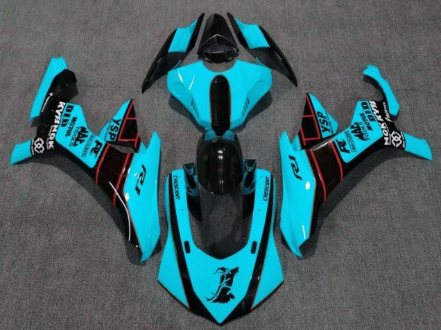 Mejores Carenados Moto Yamaha YZF 1000 R1 2015-2019 - Azul Negro Rojo