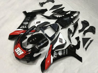 Mejores Carenados Moto Yamaha YZF 1000 R1 2015-2019 - Negro Brillante Blanco Rojo ENEOS Motul YSP 99