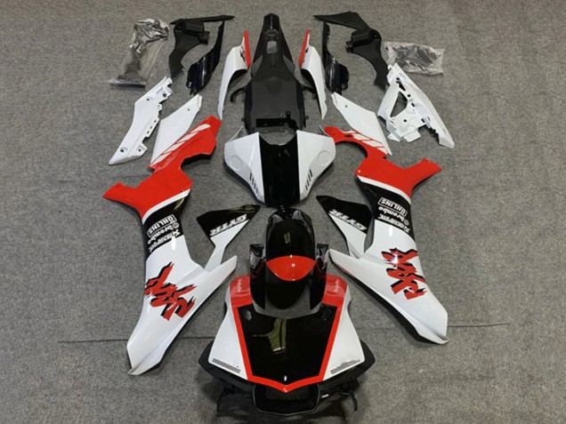 Mejores Carenados Moto Yamaha YZF 1000 R1 2020-2025 - Blanco Rojo Negro Brillante GYTR