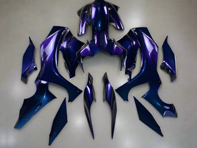 Mejores Carenados Moto Yamaha YZF 1000 R1 2020-2025 - Azul Púrpura Camaleón