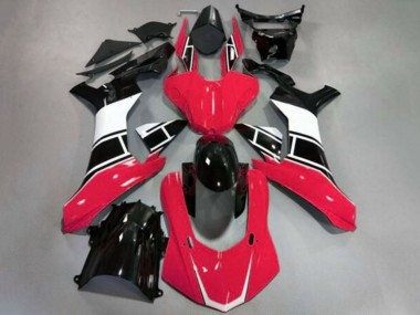 Mejores Carenados Moto Yamaha YZF 1000 R1 2020-2025 - Rojo Blanco Negro Brillante