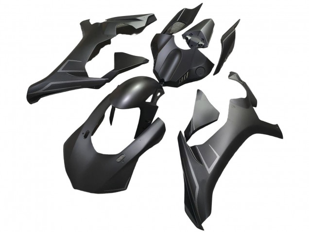 Mejores Carenados Moto Yamaha YZF 1000 R1 2020-2025 - Negro Mate Plata