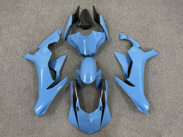 Mejores Carenados Moto Yamaha YZF 1000 R1 2020-2025 - Azul Claro Negro Brillante