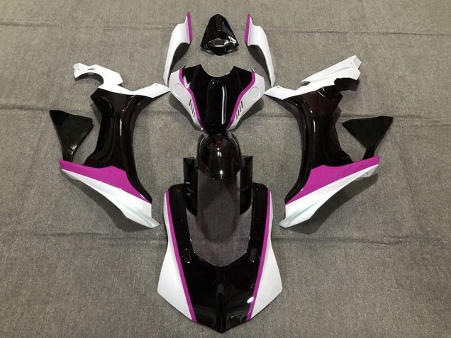 Mejores Carenados Moto Yamaha YZF 1000 R1 2020-2025 - Blanco Rosa Negro Brillante