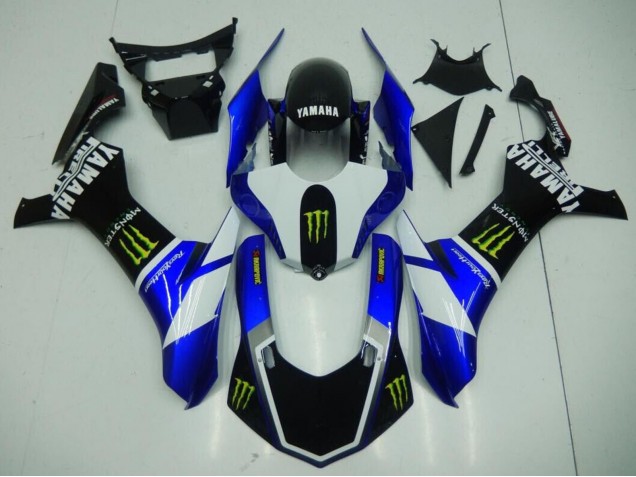 Mejores Carenados Moto Yamaha YZF 1000 R1 2020-2025 - Azul Blanco Negro Verde Monstruo
