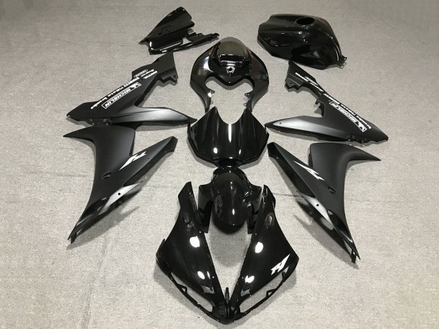 Mejores Carenados Moto Yamaha YZF 1000 R1 2004-2006 - Negro Brillante Negro Mate