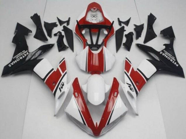 Mejores Kits Carenado Moto Yamaha YZF 1000 R1 2004-2006 - Blanco Rojo Negro