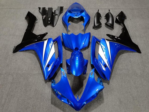 Mejores Carenado Moto Yamaha YZF 1000 R1 2007-2008 - Azul Blanco Negro