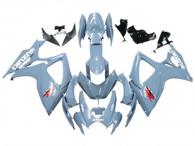 Mejores Carenados Moto Suzuki GSXR 600 / GSXR 750 2006-2007 - Azul Gris Blanco Rojo