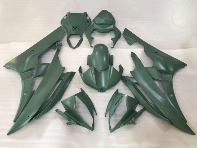 Mejores Carenados Moto Yamaha YZF R6 2006-2007 - Verde Militar