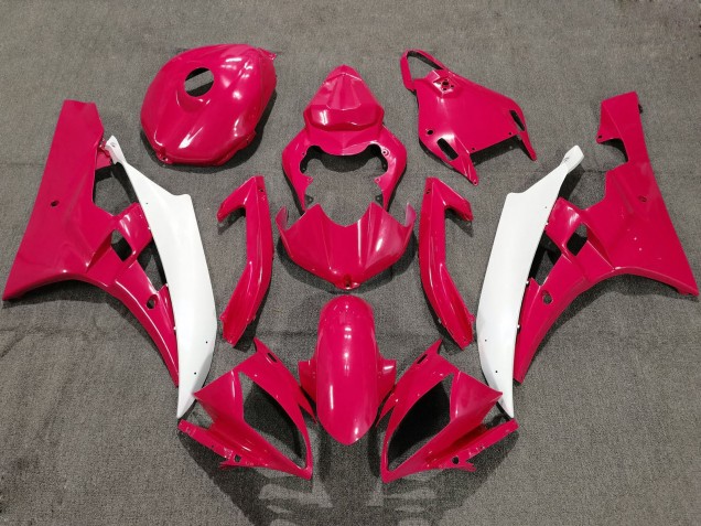 Mejores Carenados Moto Yamaha YZF R6 2006-2007 - Rojo Blanco