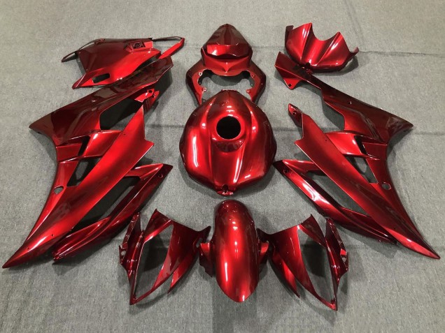 Mejores Carenados Moto Yamaha YZF R6 2006-2007 - Rojo