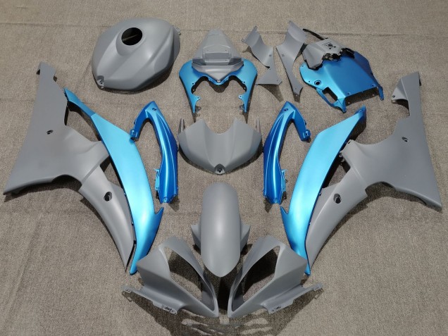 Mejores Carenados Moto Yamaha YZF R6 2008-2016 - Gris Azul Claro
