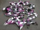 Mejores Carenados Moto Yamaha YZF R6 2008-2016 - Blanco Rosa Gris Negro Camouflage