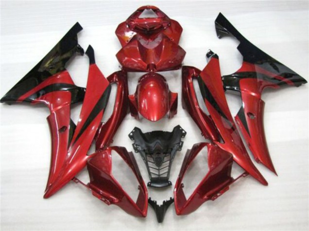 Mejores Carenados Moto Yamaha YZF R6 2008-2016 - Rojo Negro