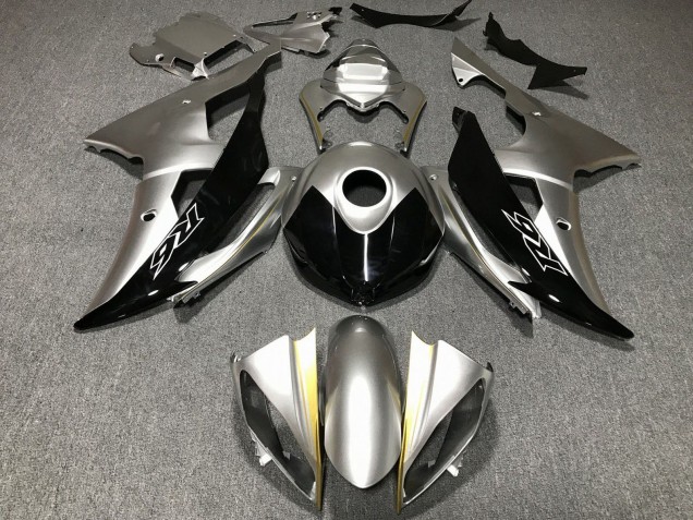 Mejores Carenados Moto Yamaha YZF R6 2008-2016 - Plata Oro Negro