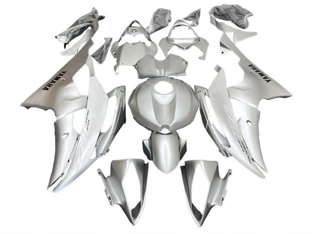 Mejores Carenados Moto Yamaha YZF R6 2008-2016 - Plata Blanco