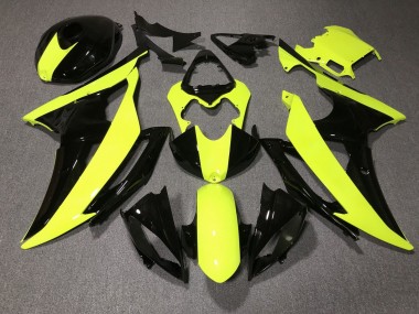 Mejores Carenados Moto Yamaha YZF R6 2008-2016 - Amarillo Negro Brillante