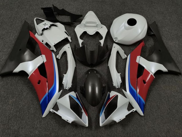 Mejores Carenados Moto Yamaha YZF R6 2008-2016 - Blanco Rojo Azul Negro Mate