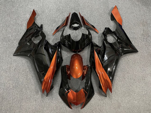 Mejores Carenados Moto Yamaha YZF R6 2017-2023 - Naranja Negro Brillante