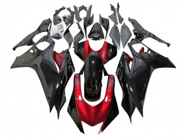 Mejores Carenados Moto Yamaha YZF R6 2017-2023 - Rojo Negro Brillante