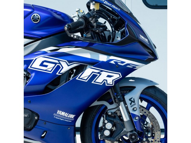 Mejores Carenados Moto Yamaha YZF R6 2017-2023 - Azul Plata GYTR