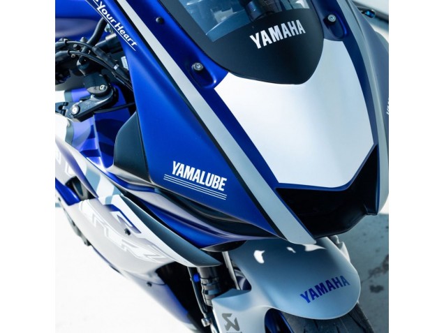 Mejores Carenados Moto Yamaha YZF R6 2017-2023 - Azul Plata GYTR