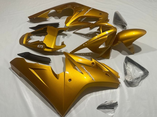 Mejores Carenados Moto Triumph Daytona 675 Triple 2006-2008 - Oro Metalizado
