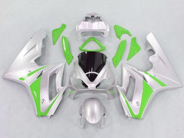 Mejores Carenados Moto Triumph Daytona 675 Triple 2006-2008 - Plata Verde