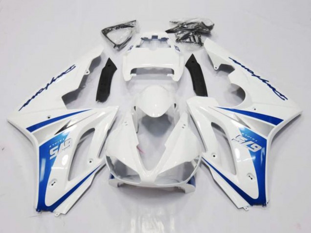 Mejores Carenado Moto Triumph Daytona 675 Triple 2006-2008 - Blanco Azul