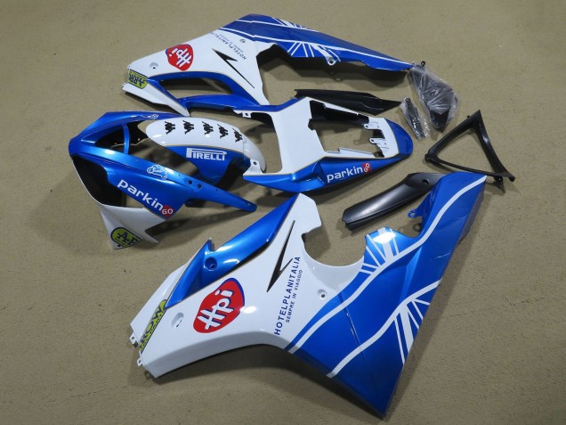 Mejores Carenados Moto Triumph Daytona 675 Triple 2006-2008 - Blanco Azul