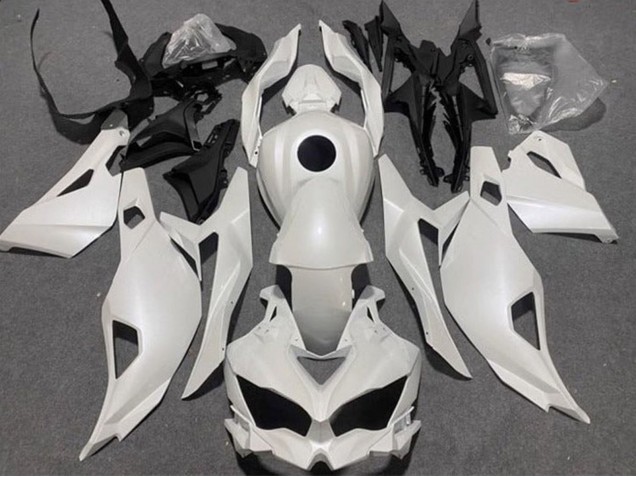 Mejores Carenados Moto Kawasaki ZX4R ZX-4RR 2019-2025 - Blanco Perla