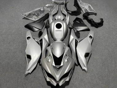 Mejores Carenados Moto Kawasaki ZX4R ZX-4RR 2019-2025 - Plata Negro