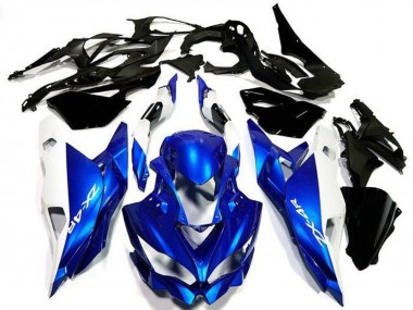 Mejores Carenados Moto Kawasaki ZX4R ZX-4RR 2019-2025 - Blanco Azul
