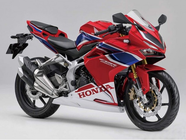 Mejores Carenados Moto Honda CBR250RR 2017-2022 - Rojo Azul Blanco