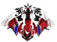 Mejores Carenados Moto Honda CBR250RR 2017-2022 - Rojo Azul Blanco