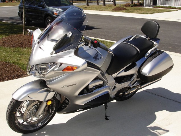 Mejores Carenado Moto Honda ST1300 2002-2016 - Plata Negro Mate