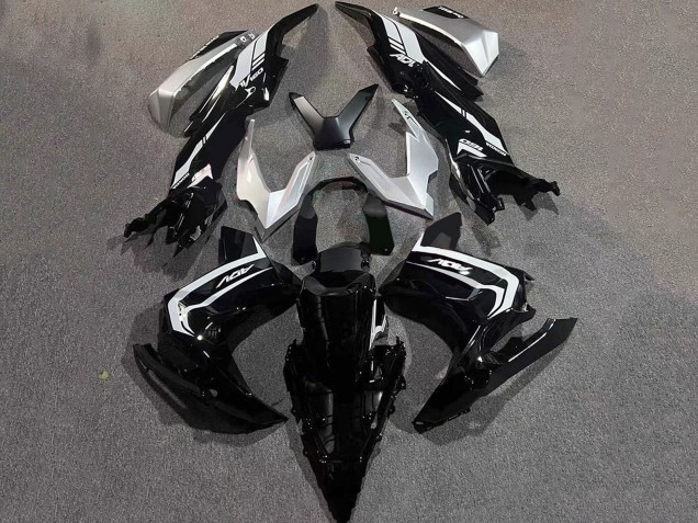 Mejores Carenados Moto Honda ADV160 2022-2024 - Plata Negro Brillante