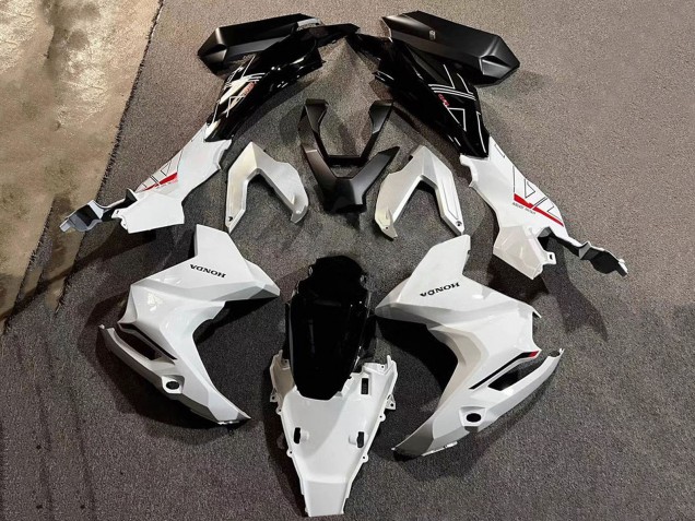 Mejores Carenado Moto Honda ADV160 2022-2024 - Blanco Negro Brillante
