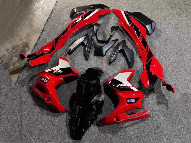 Mejores Carenados Moto Honda ADV160 2022-2024 - Rojo Blanco Negro Brillante HRC