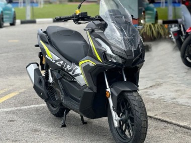 Mejores Carenados Moto Honda ADV160 2022-2024 - Plata Amarillo Negro Mate