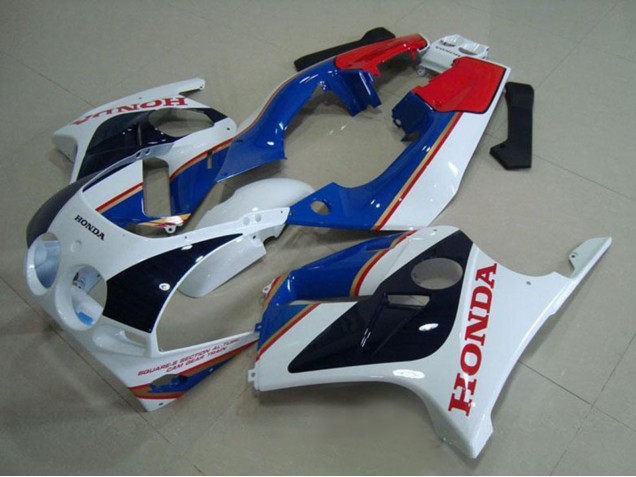Mejores Carenados Moto Honda CBR250RR MC19 1988-1989 - Blanco Rojo Azul Negro Brillante