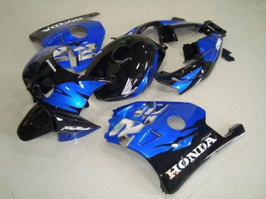 Mejores Carenados Moto Honda CBR250RR MC22 1990-1998 - Azul Negro Brillante